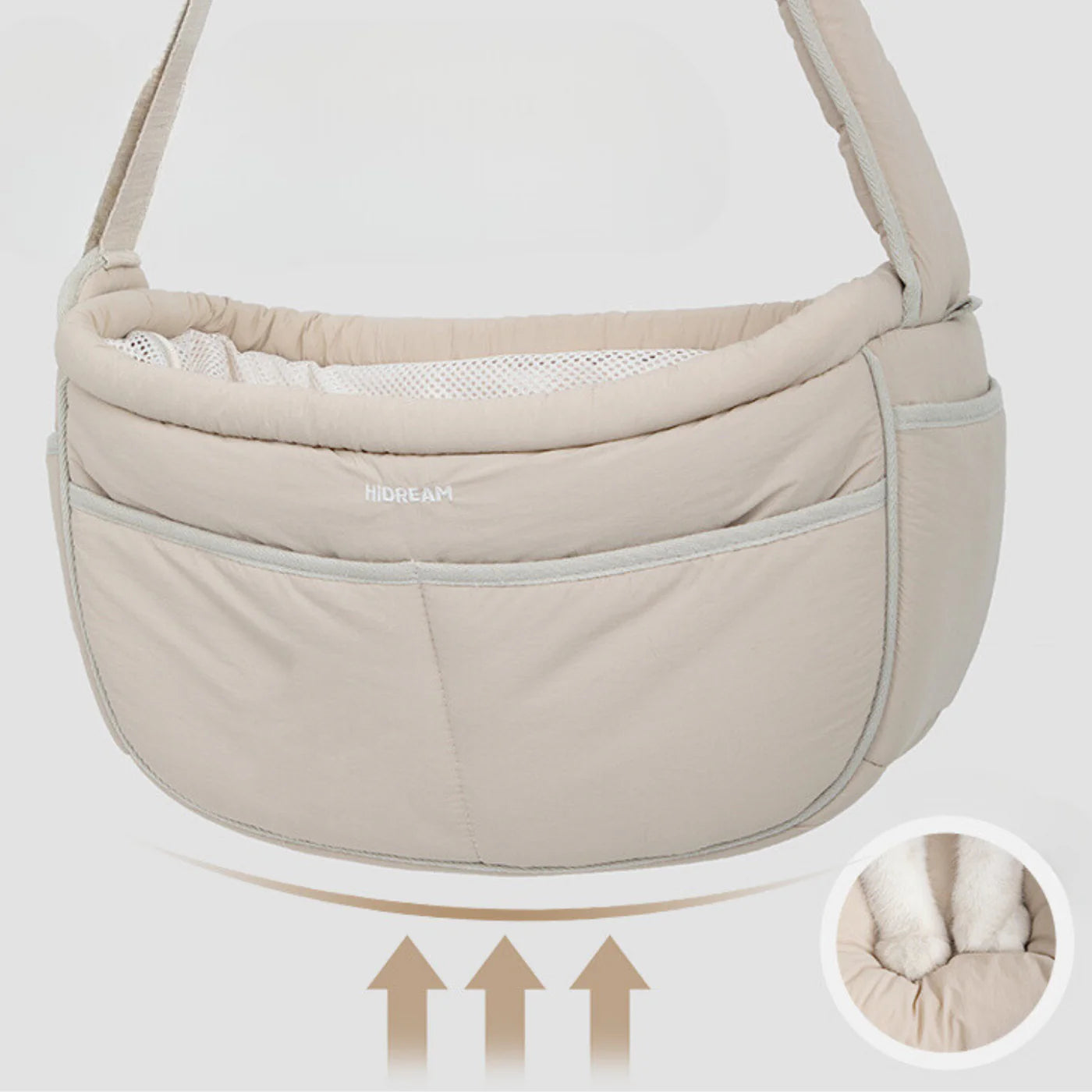 HiDream Pet Crossbody Cushion Carrier