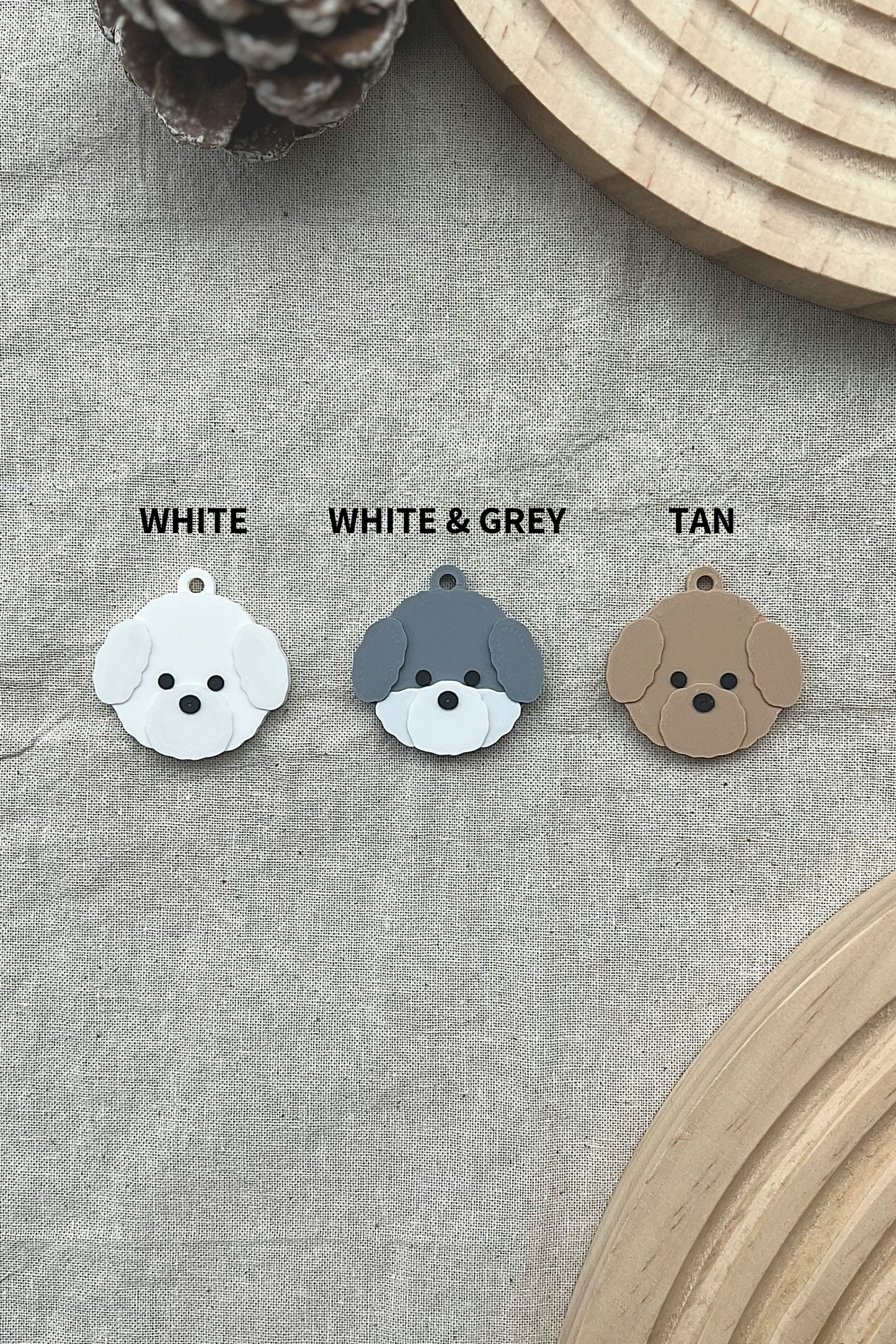 Bichon Frise [Pet Tag / Keychain]