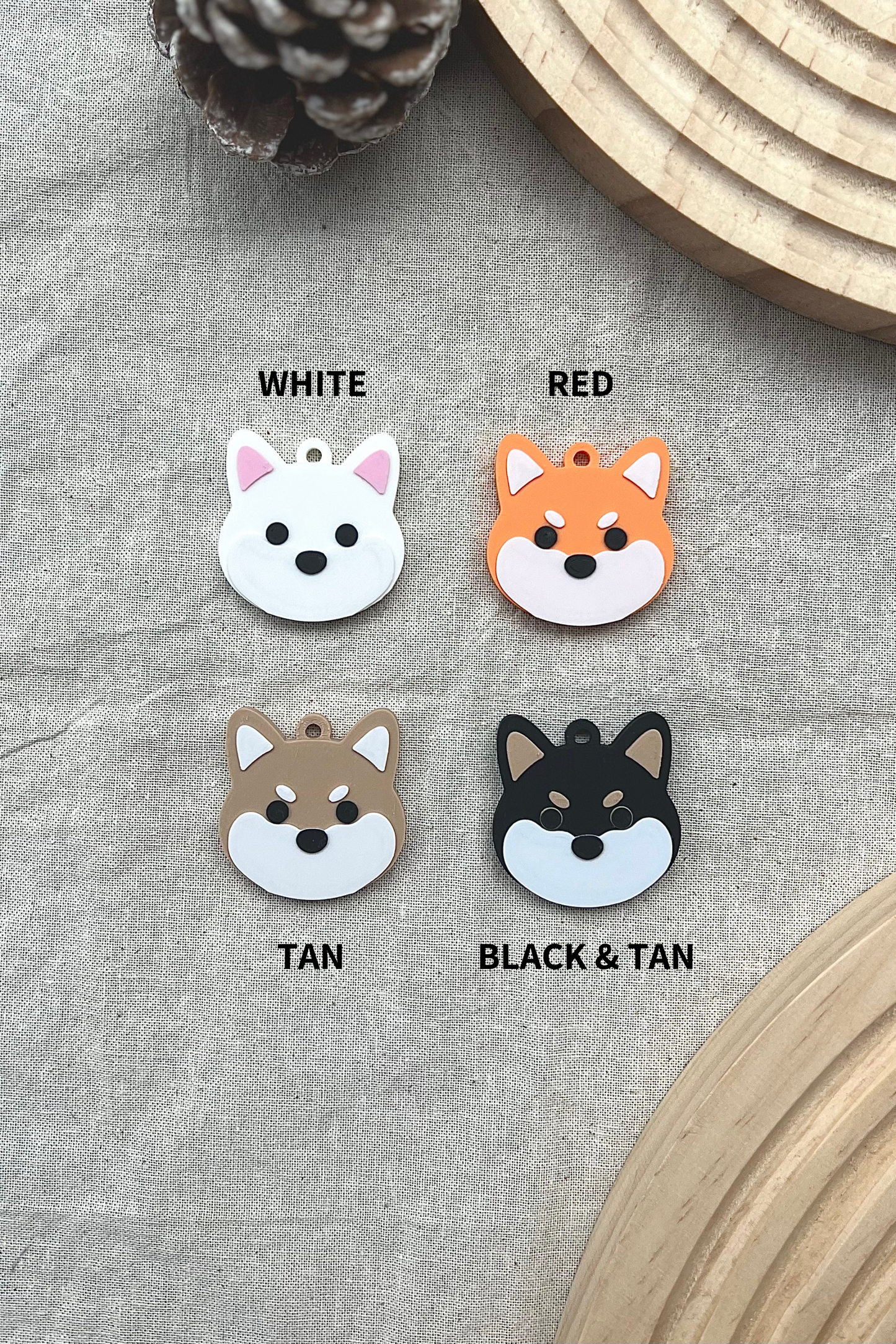 Shiba Inu [Pet Tag / Keychain]
