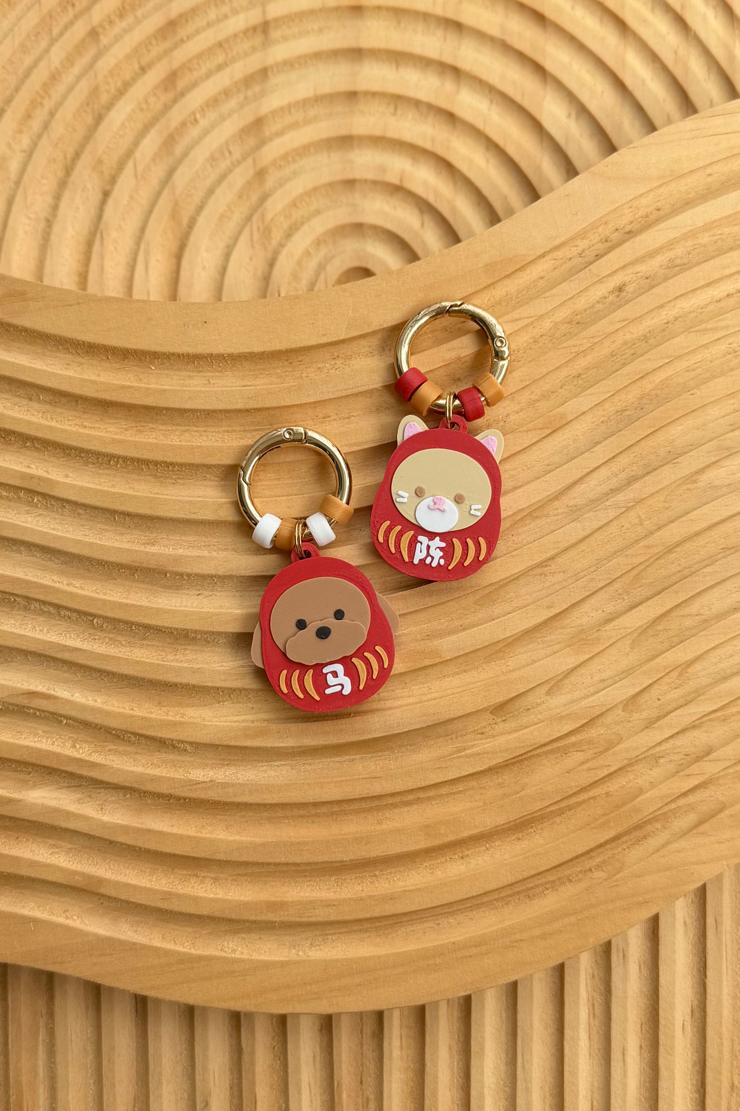 Daruma [Pet Tag / Keychain] [Limited Edition]