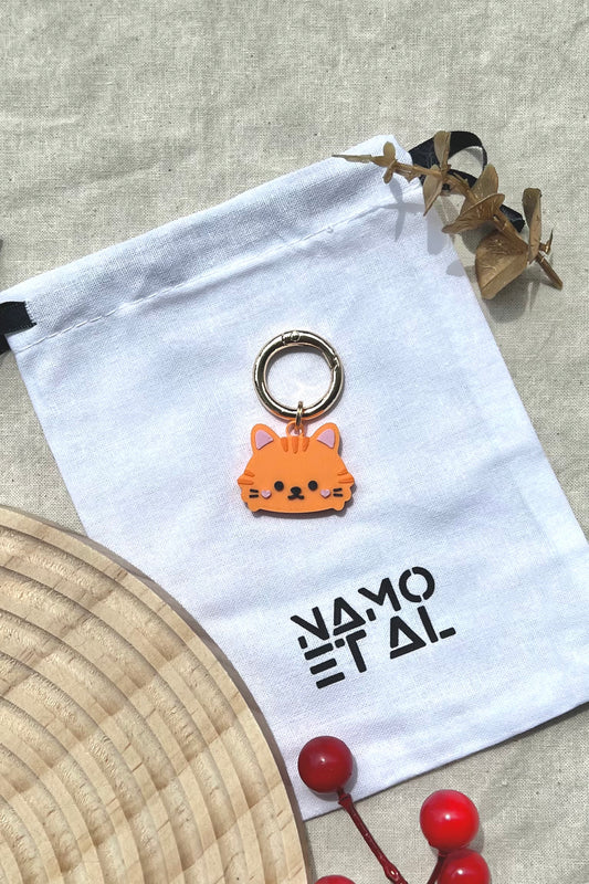 Ginger Tabby Cat [Pet Tag / Keychain]