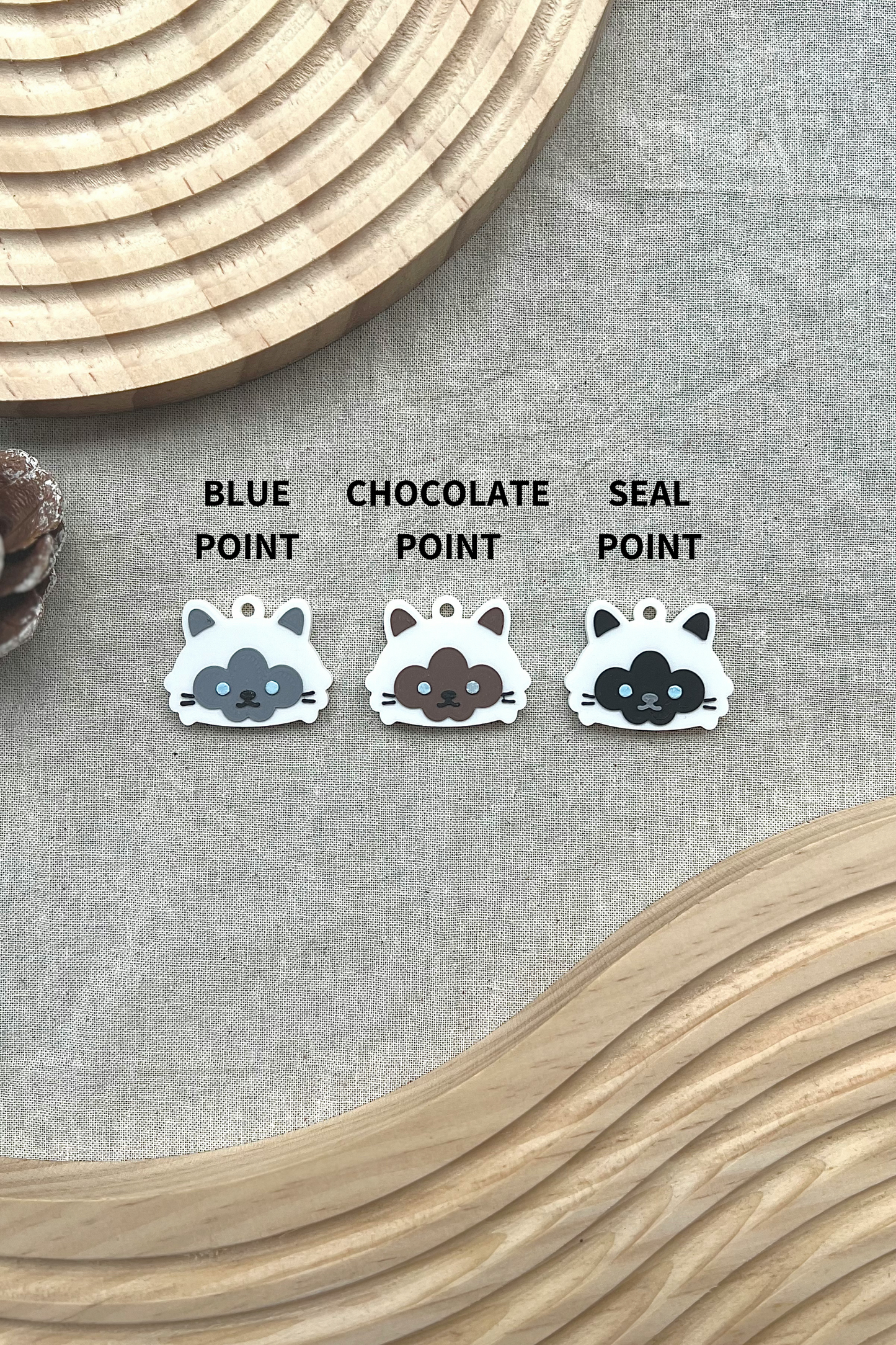 Colourpoint Cat [Pet Tag / Keychain]